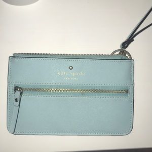 Blue Kate Spade Wristlet